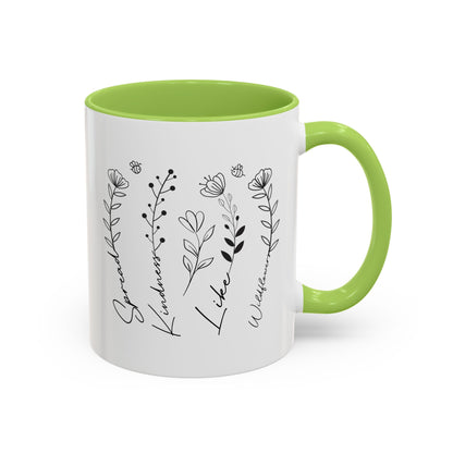 Spread Kindness Like Wildflowers Mug (11oz, 15oz)