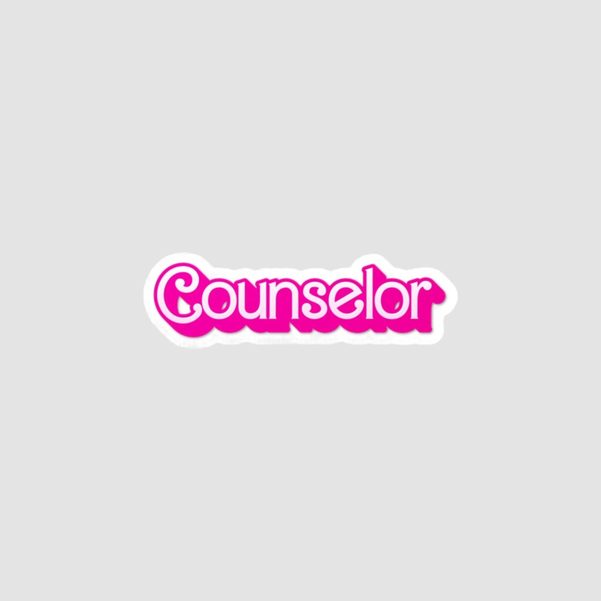 Counselor Vinyl Decal Printify