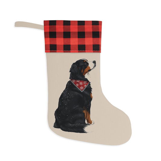 Bernese Mountain Dog Christmas Stocking - Personalization Available! Printify