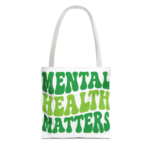 Green Mental Health Matters Tote Printify