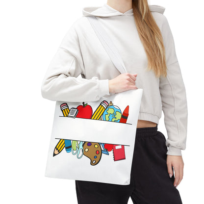 School Supplies Tote — Personalization Available!