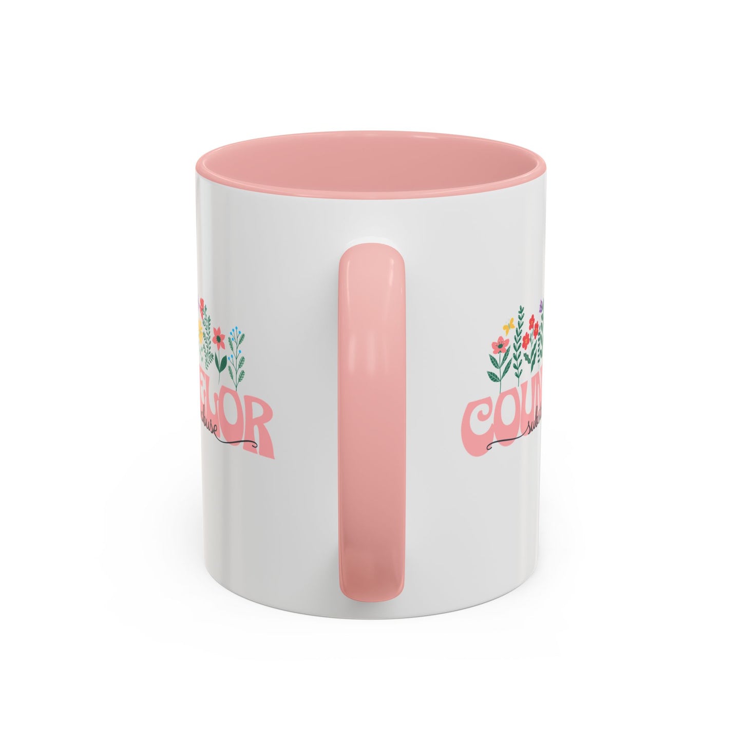 Floral Substance Abuse Counselor Mug (11oz)