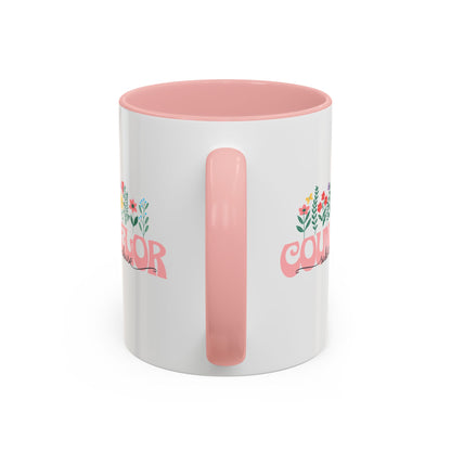 Floral Substance Abuse Counselor Mug (11oz)