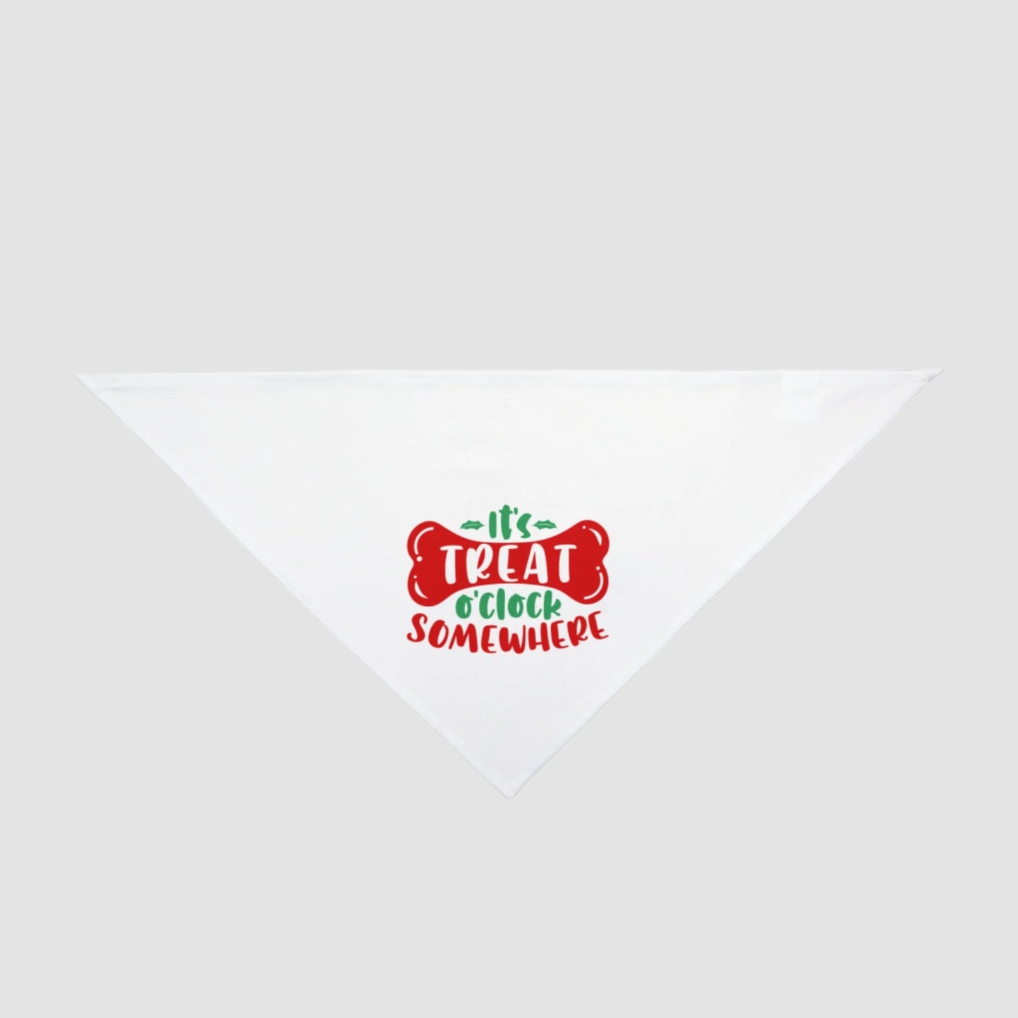 It's Treat O'Clock Somewhere Pet Bandana