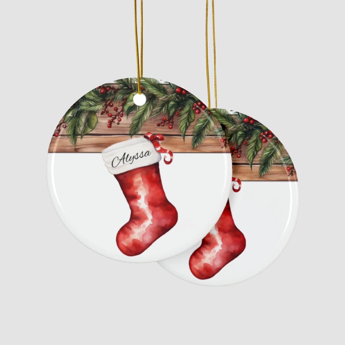 Personalized Ornament (1 stocking)