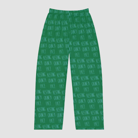 Resting Grinch Face Women's PJ Pants