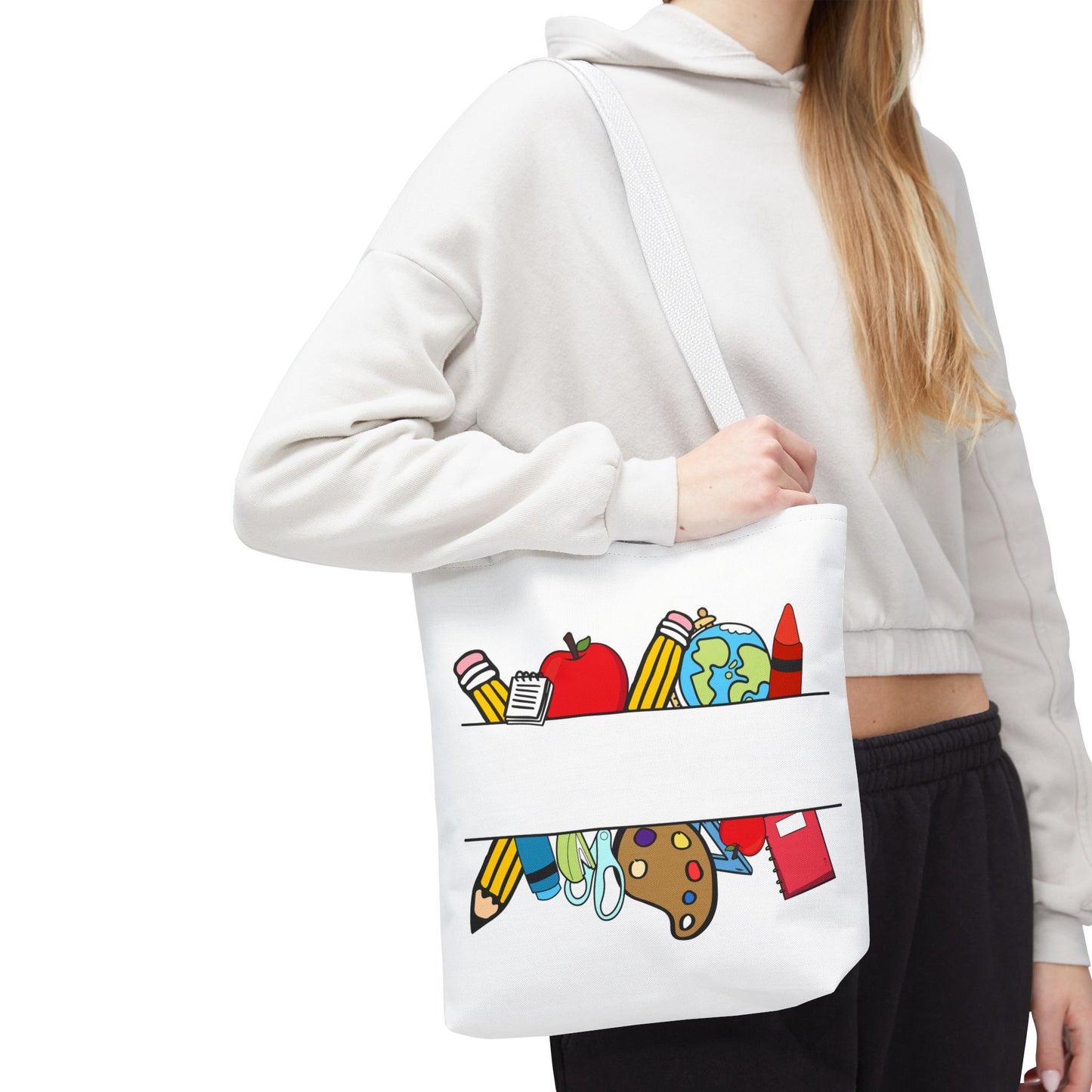 School Supplies Tote — Personalization Available!