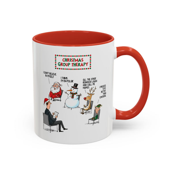 Christmas Group Therapy Mug (11oz, 15oz) Printify