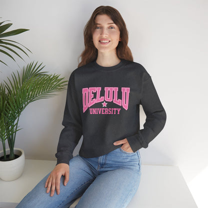 Delulu University Crewneck