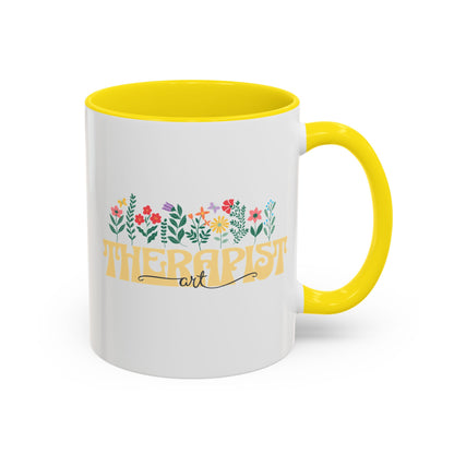 Art Therapist Floral Mug (11oz)