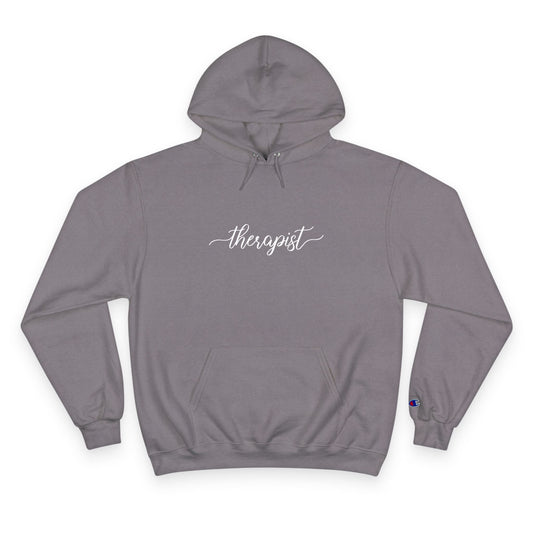 Therapist Champion Hoodie Printify