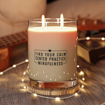 Find Your Calm Candle Printify