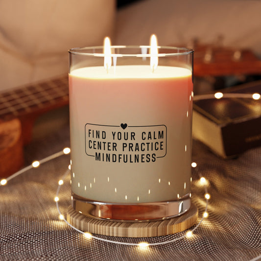 Find Your Calm Candle Printify