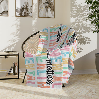 Vibrant Mental Health Matters Blanket