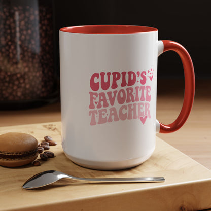 Cupid's Favorite Teacher Mug (11oz, 15oz)