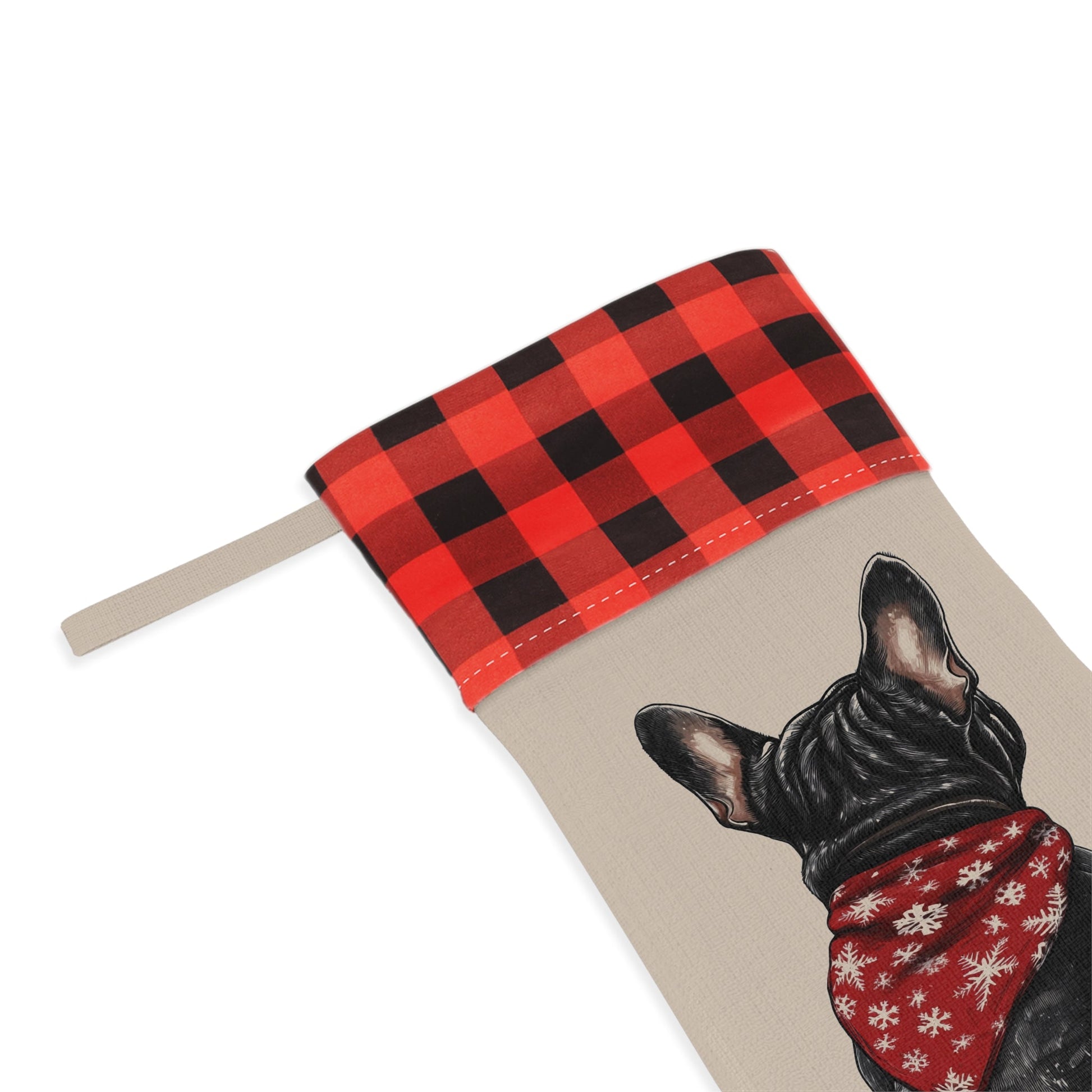French Bulldog Christmas Stocking - Personalization Available! Printify