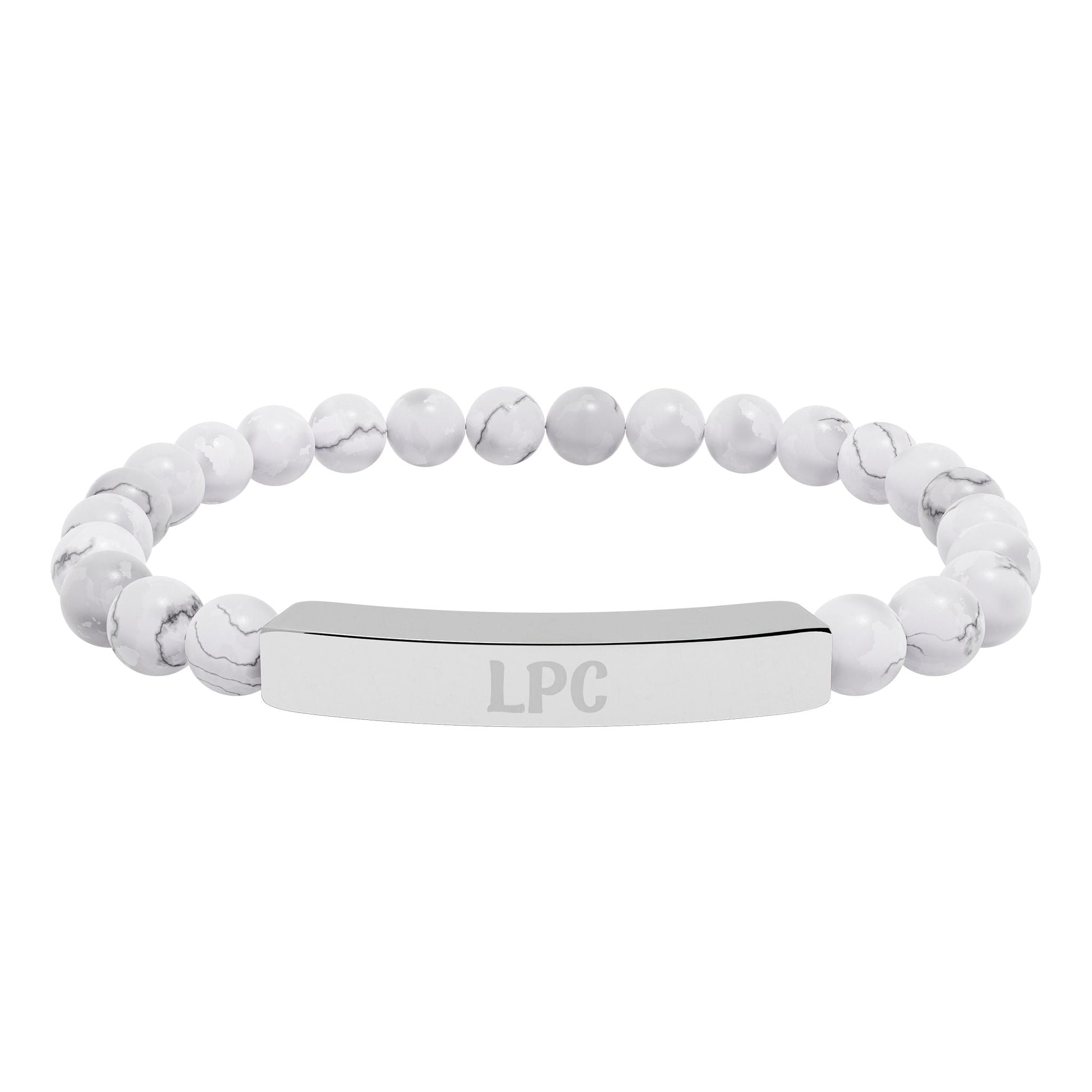 LPC Natural Stone Engraved Bracelet Printify