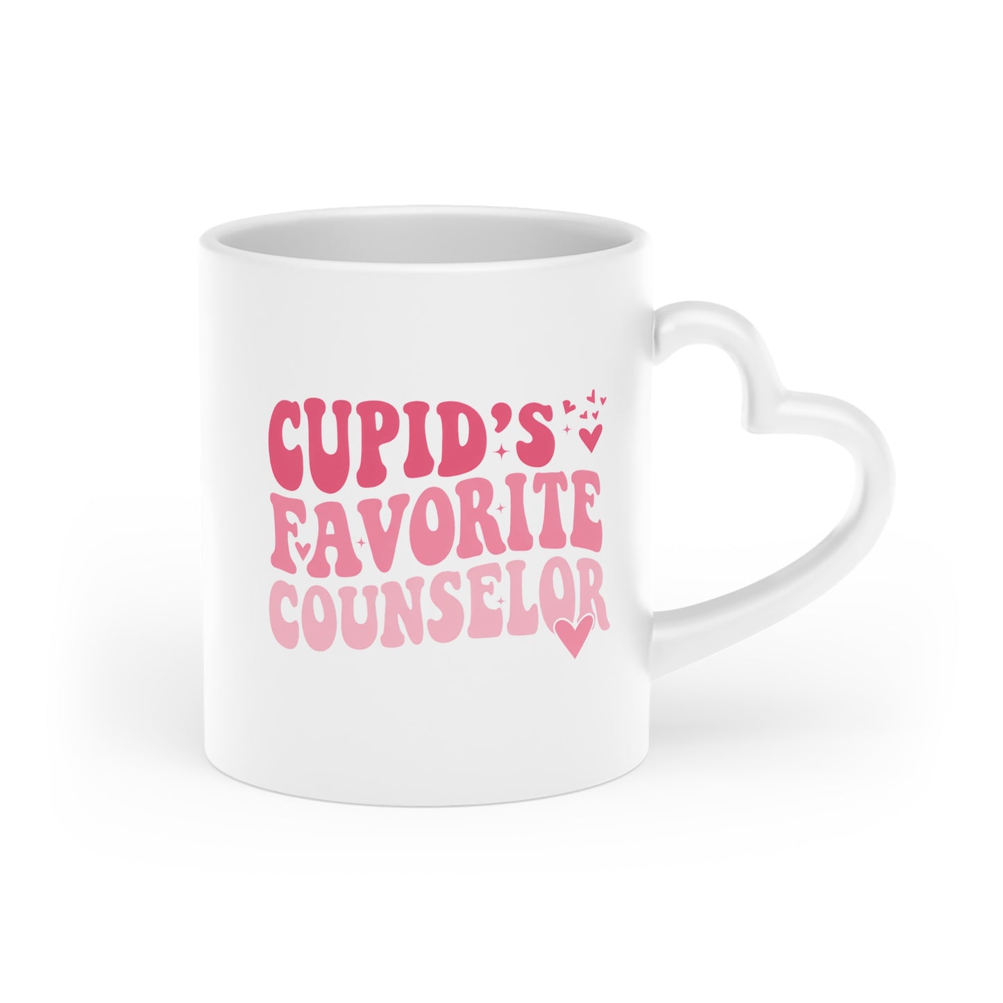 Cupid's Favorite Counselor Counselor Heart Mug (11oz)