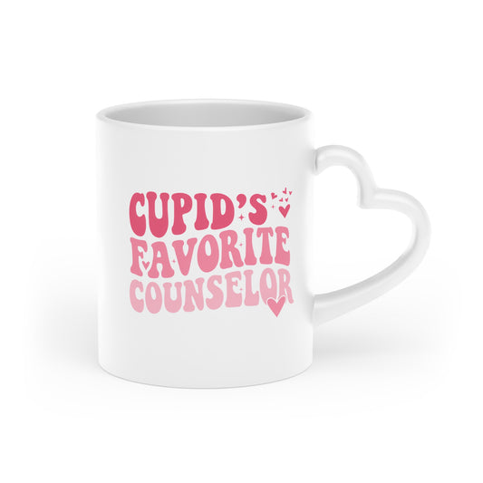 Cupid's Favorite Counselor Counselor Heart Mug (11oz)