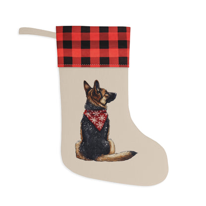 German Shepherd Christmas Stocking - Personalization Available!