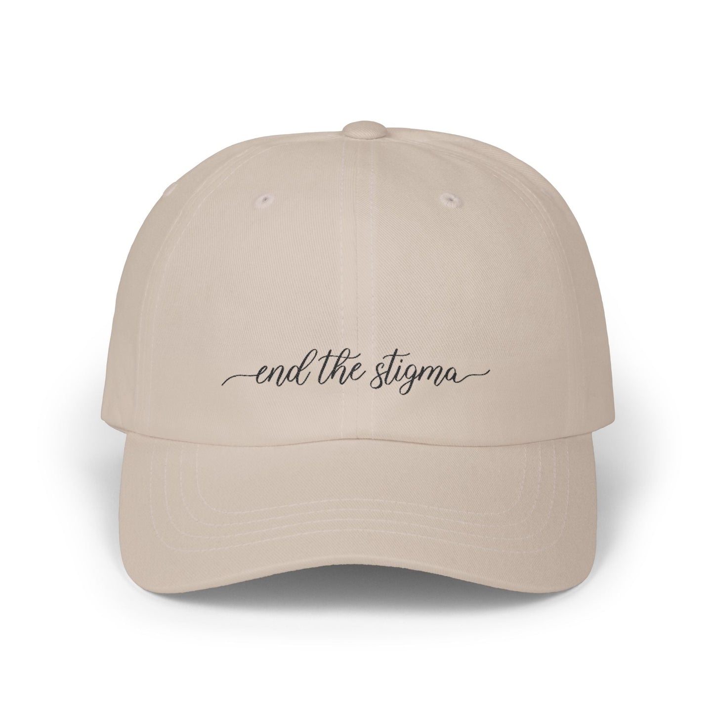 End the Stigma Embroidered Hat Printify