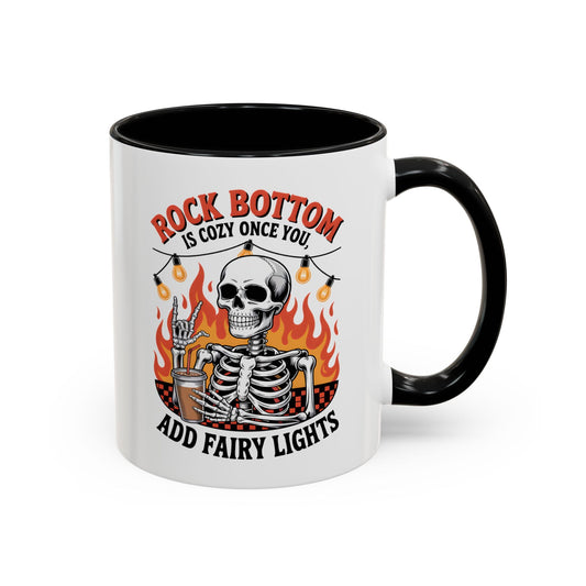 Rock Bottom Skeleton Mug (11oz, 15oz) Printify