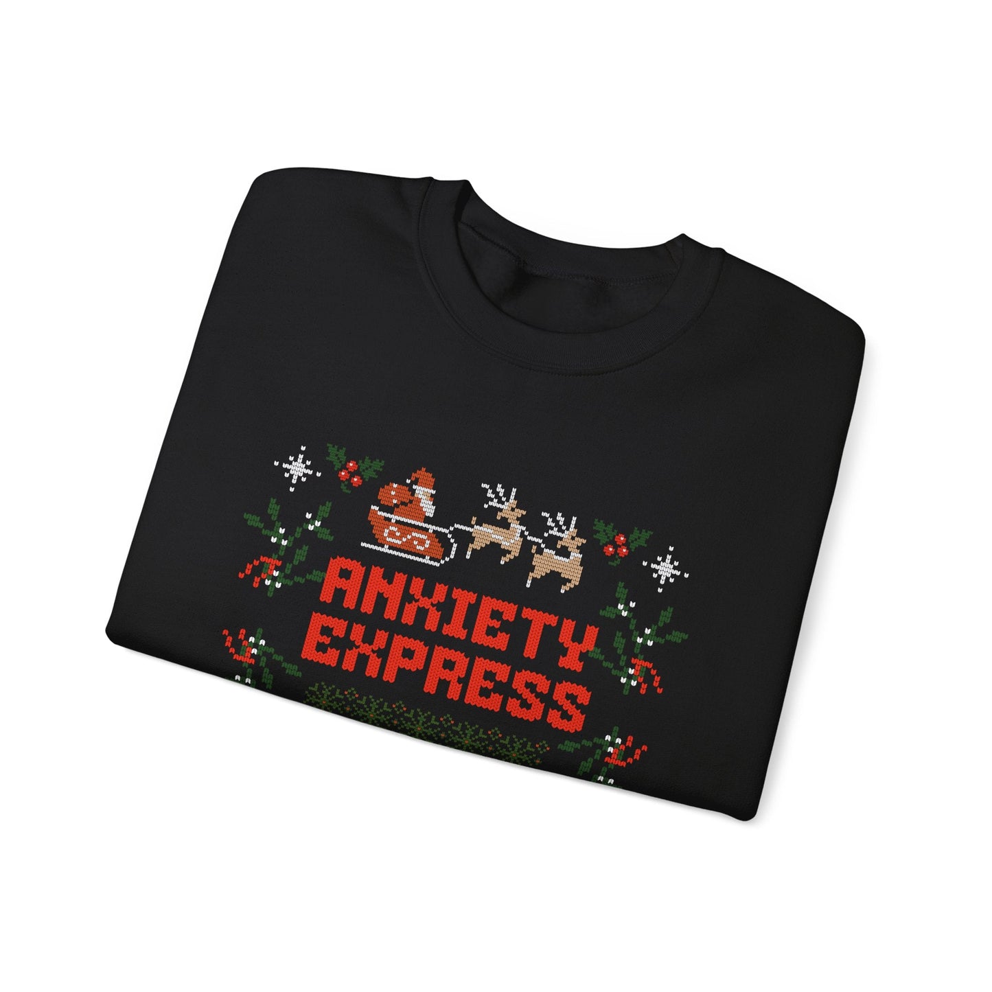 Anxiety Express Crewneck Printify