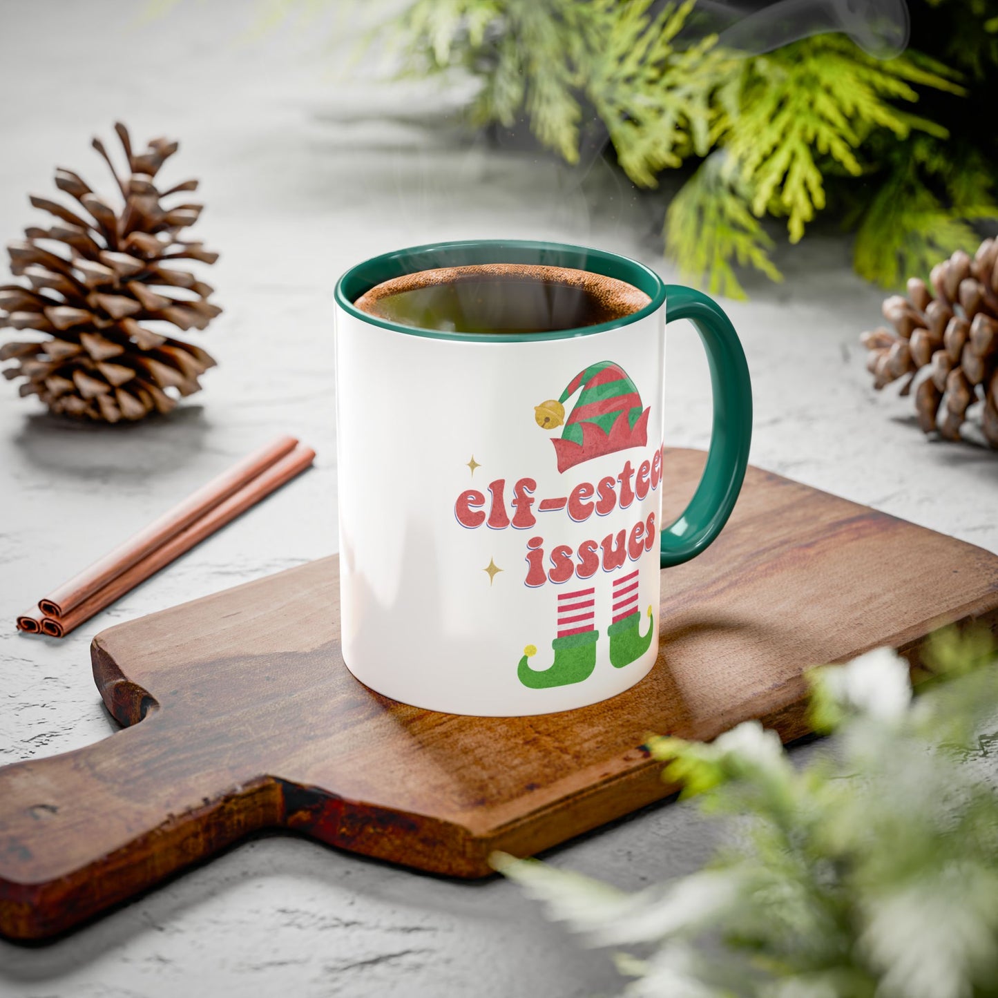 Elf-Esteem Issues Mug (11oz, 15oz)
