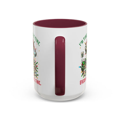 I'm Fine. This Is Fine. Everything's Fine. Mug (11oz, 15oz) Printify