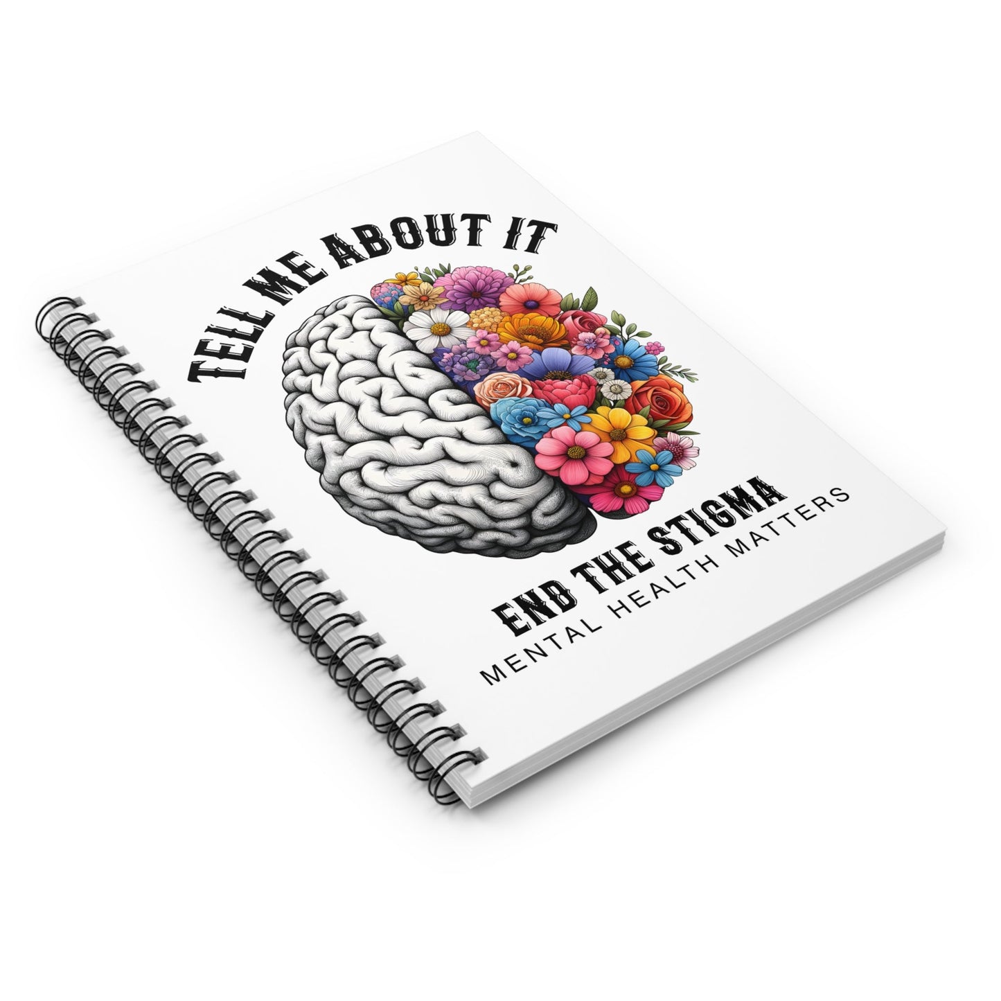 Tell Me About It Spiral Notebook Printify