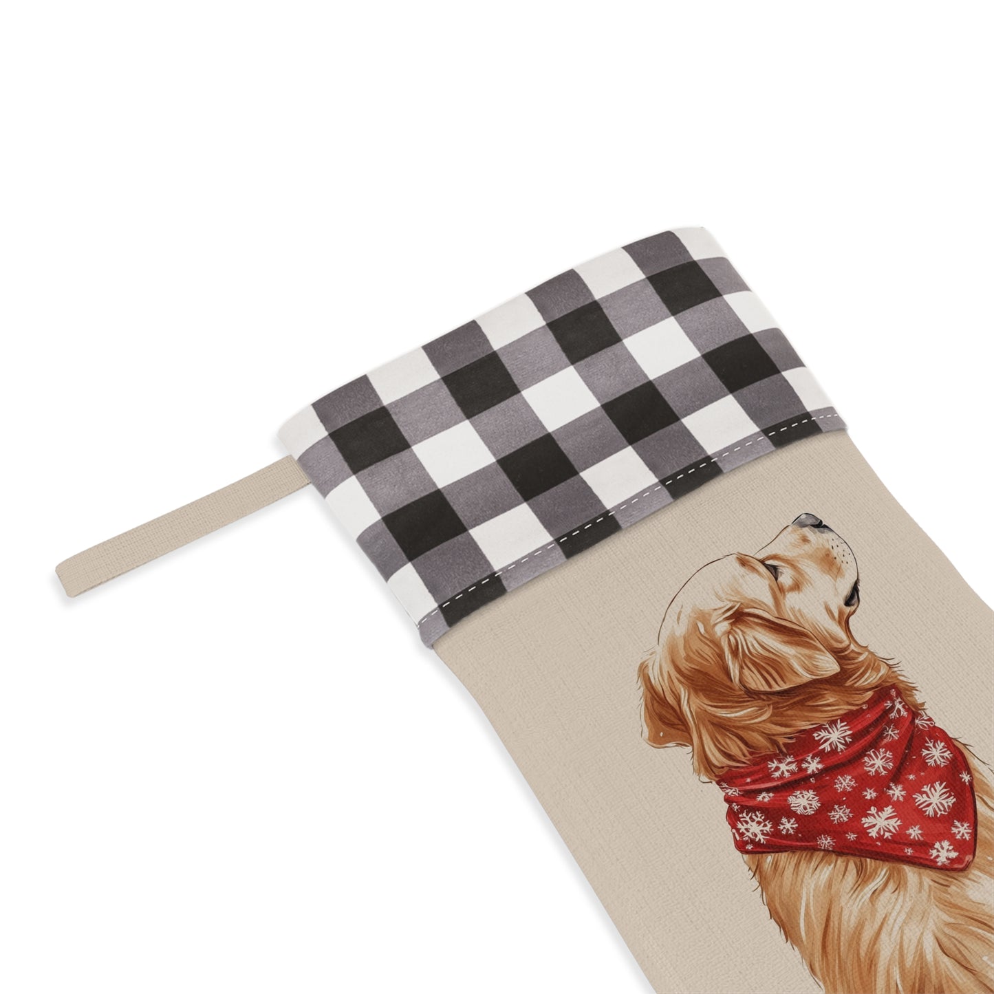 Golden Retriever Christmas Stocking - Personalization Available!