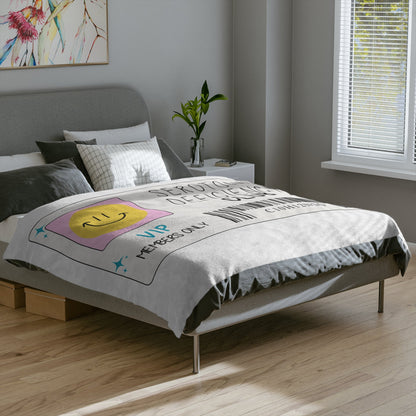 Serotonin Deficiency Club Blanket Printify