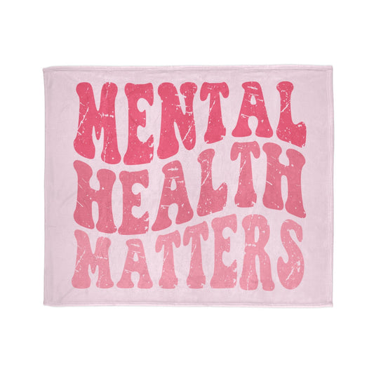 Mental Health Matters Blanket Printify