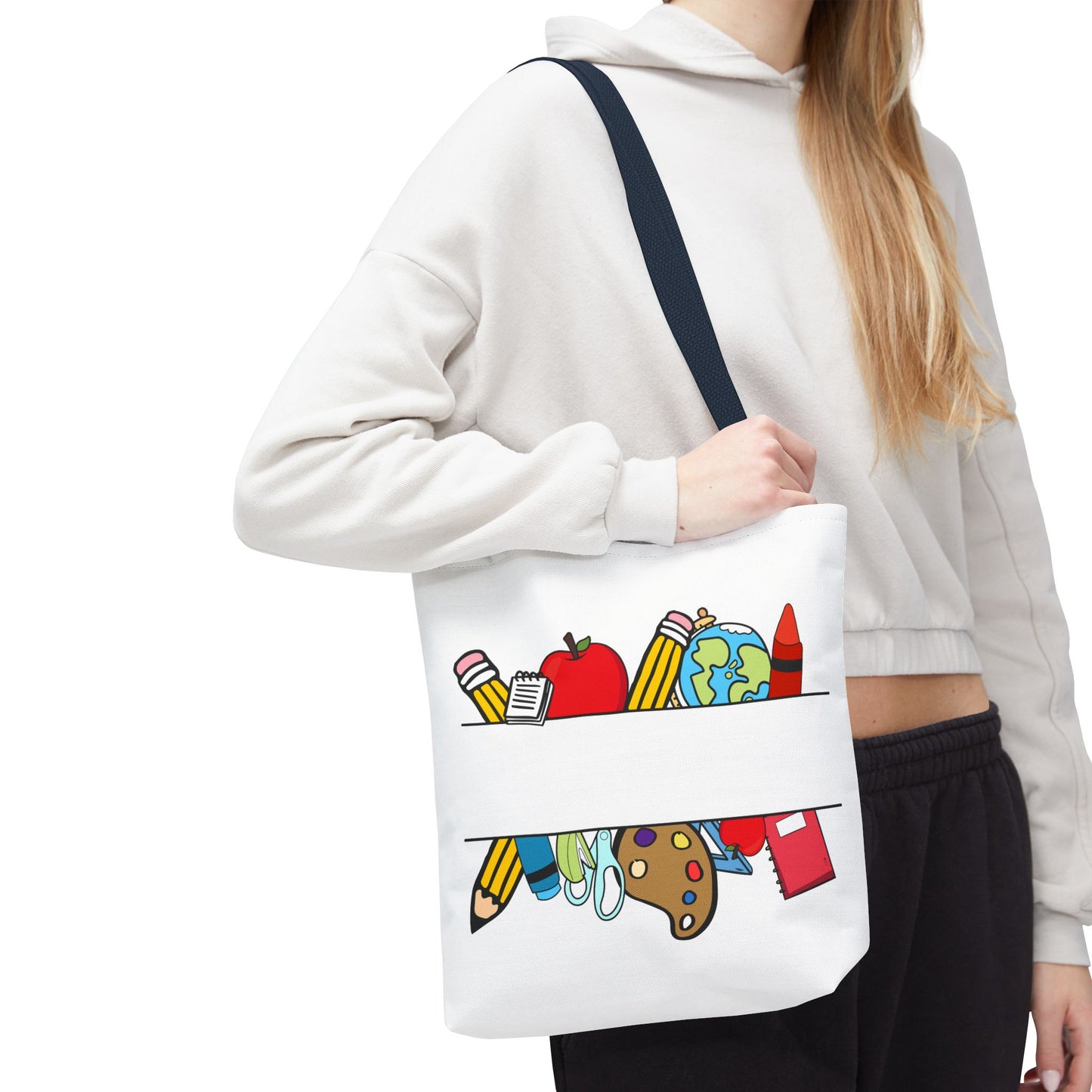 School Supplies Tote — Personalization Available!