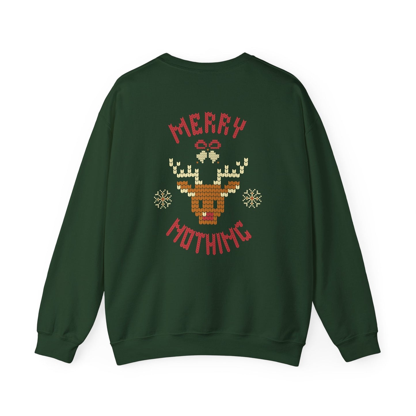 Merry Nothing Ugly Christmas Crewneck Printify