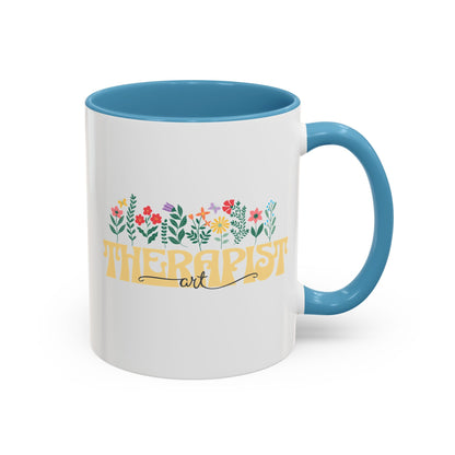 Art Therapist Floral Mug (11oz)