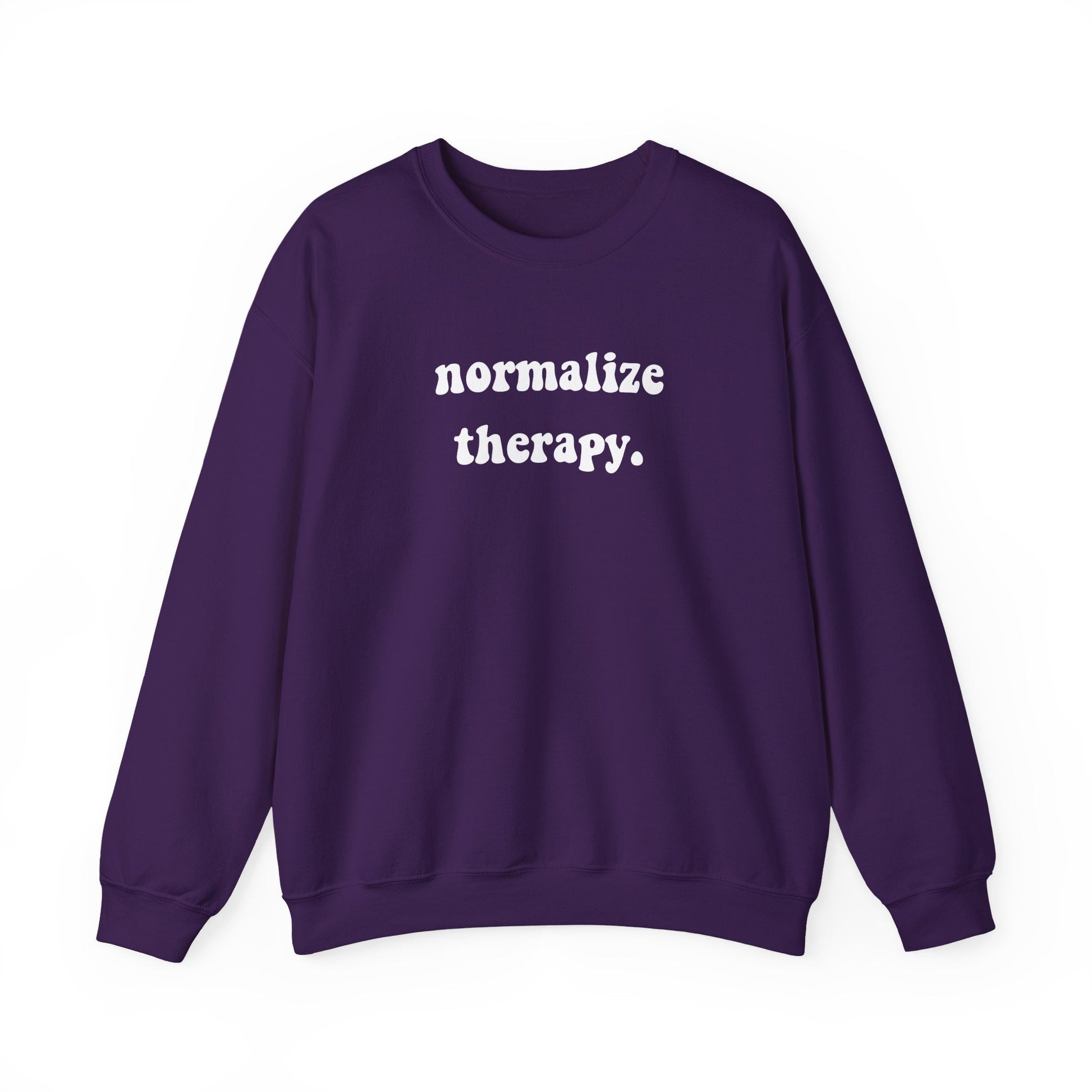 Normalize Therapy Crewneck Printify