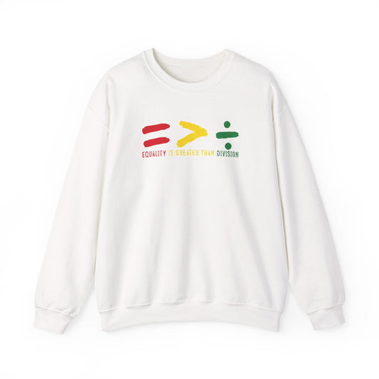 Equality > Division Crewneck Printify