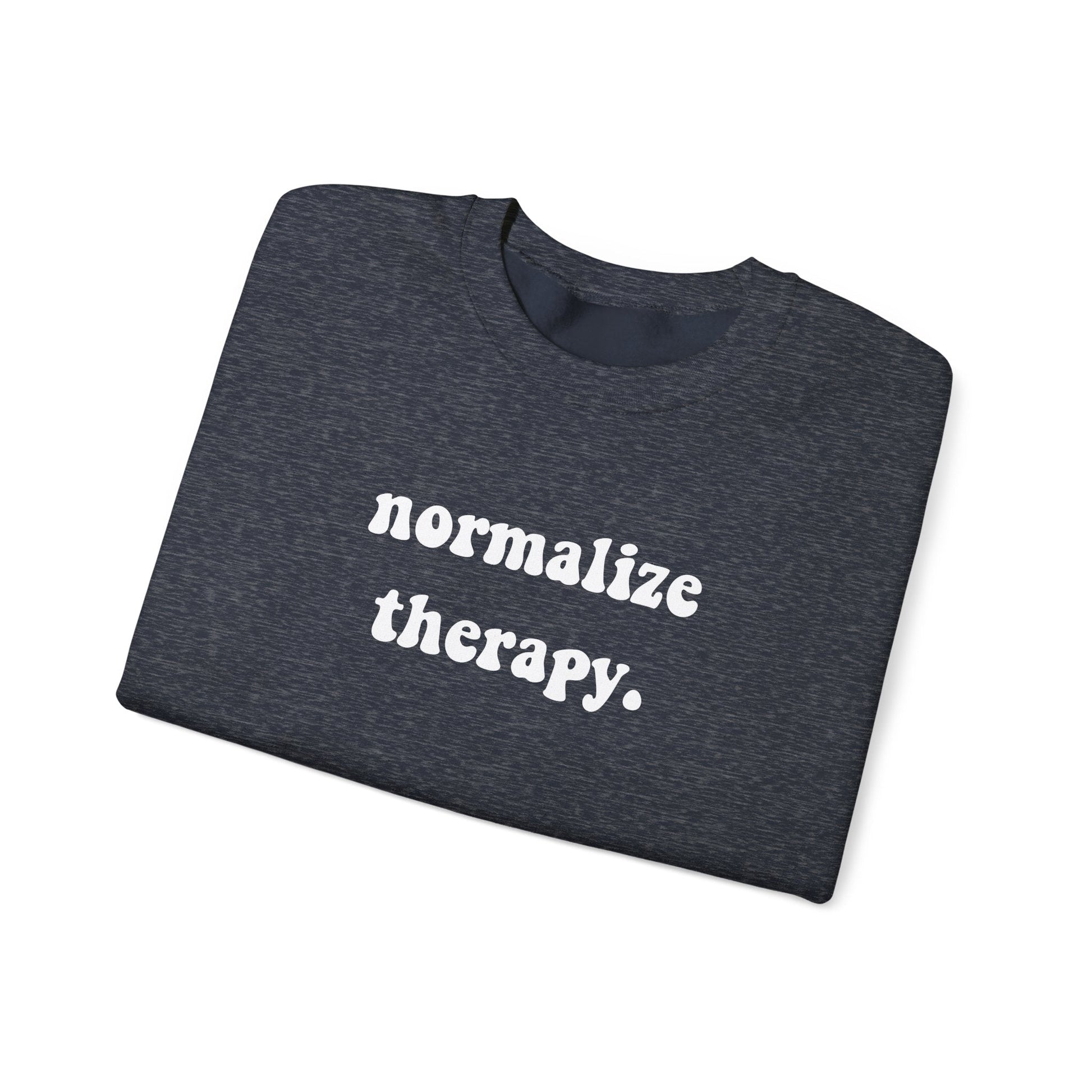Normalize Therapy Crewneck Printify