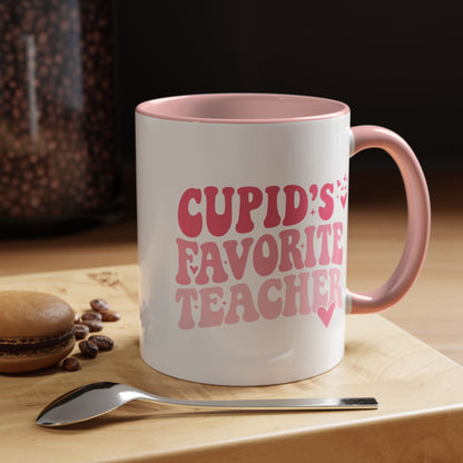 Cupid's Favorite Teacher Mug (11oz, 15oz)