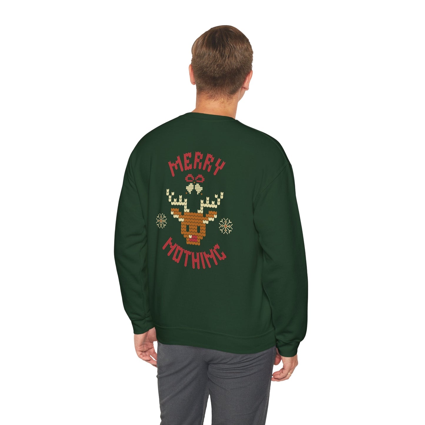 Merry Nothing Ugly Christmas Crewneck Printify