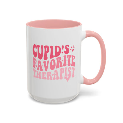 Cupid's Favorite Therapist Mug (11oz, 15oz)