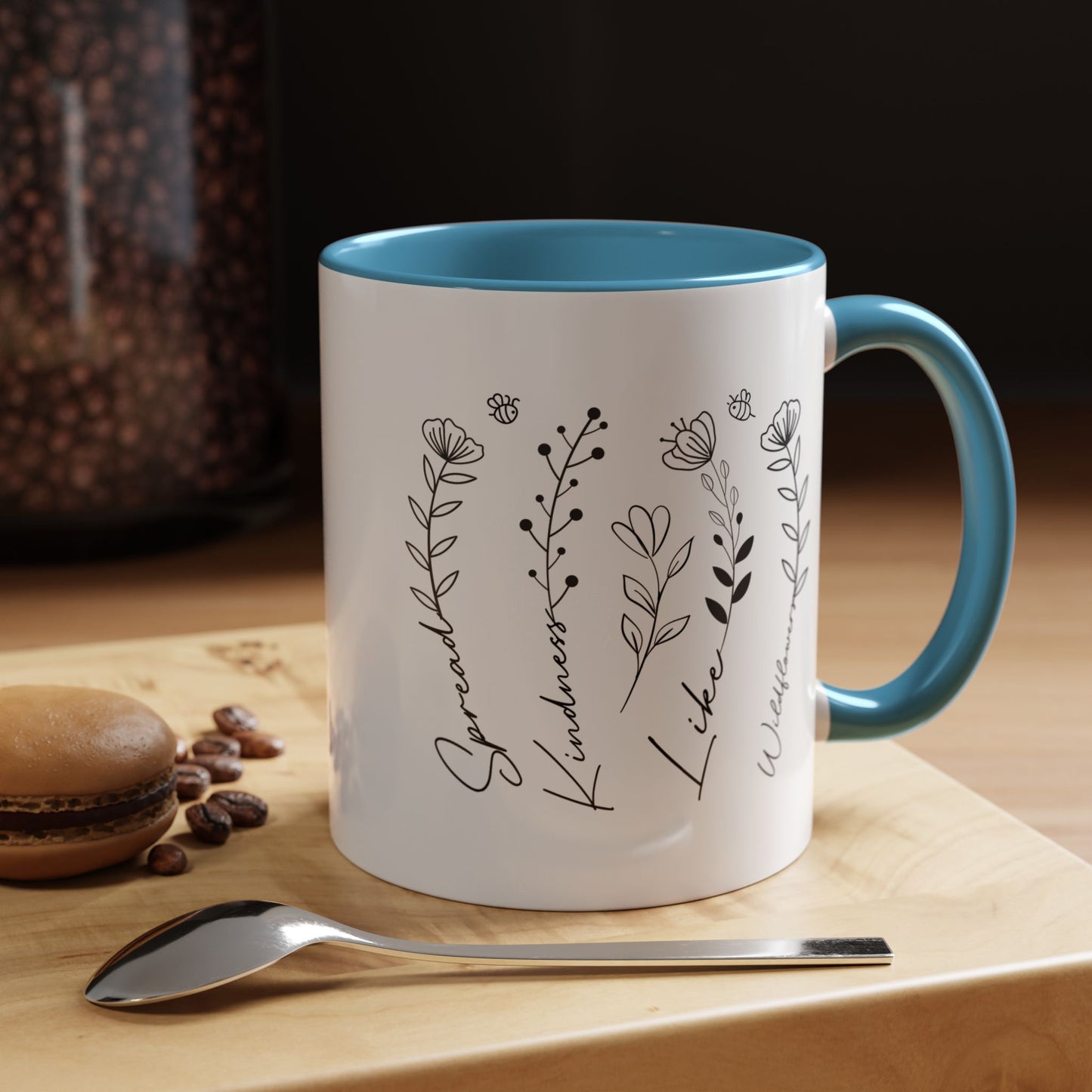 Spread Kindness Like Wildflowers Mug (11oz, 15oz)