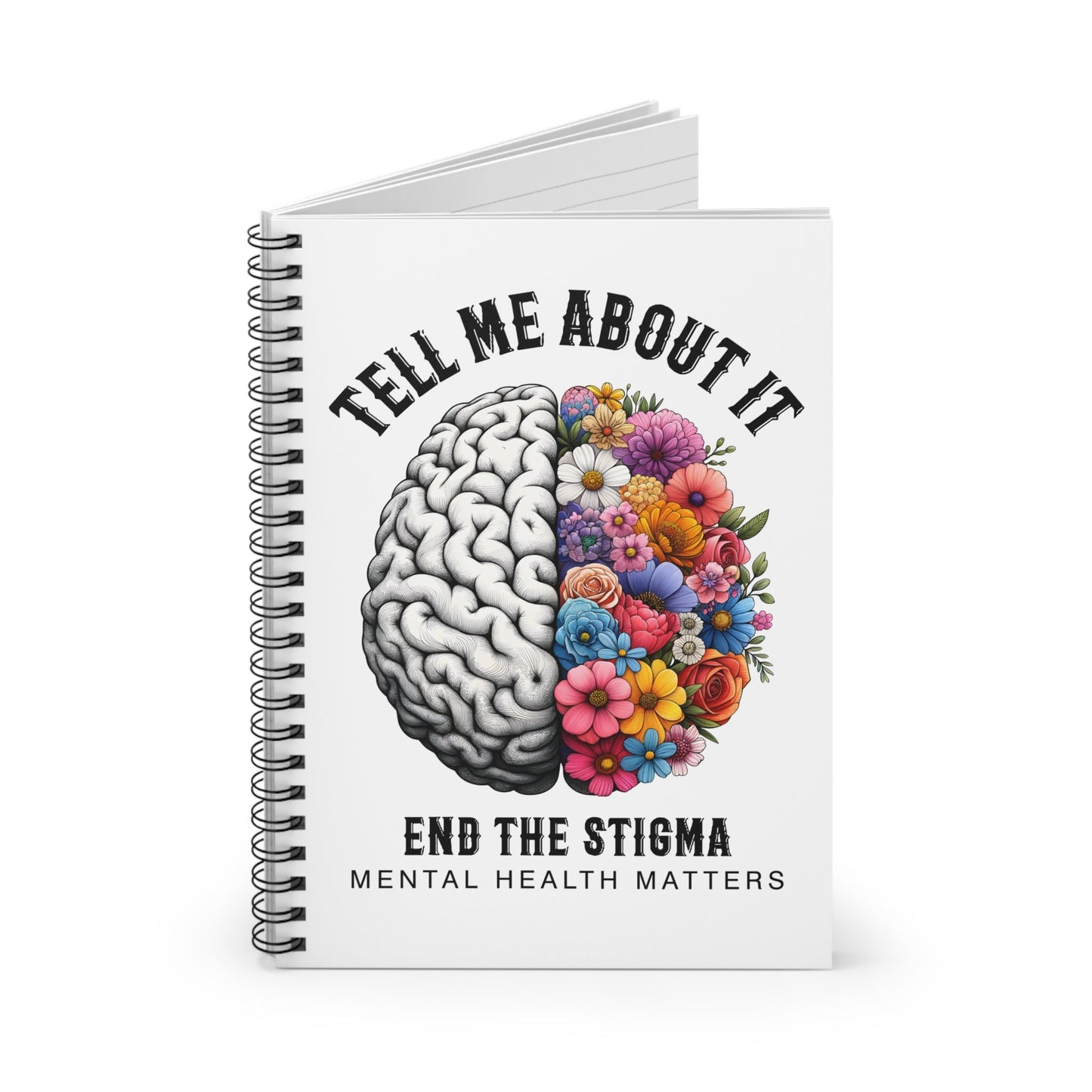 Tell Me About It Spiral Notebook Printify