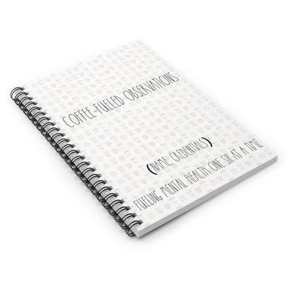 Coffee-Fueled Observations Notebook - Customizable!