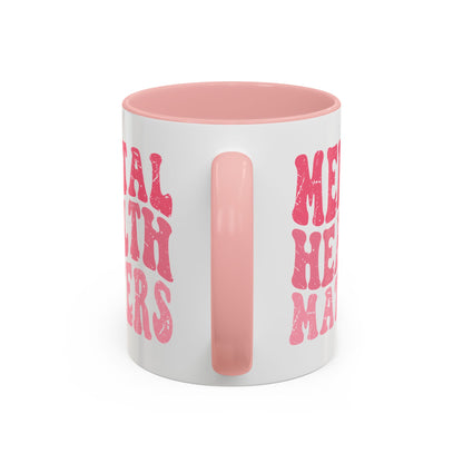 Mental Health Matters (Pink) Mug (11oz, 15oz)