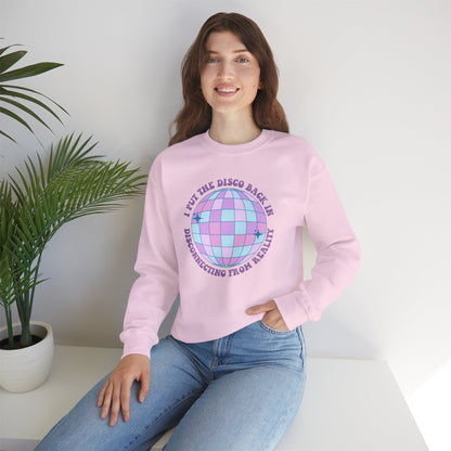 DISCOnnecting From Reality Crewneck