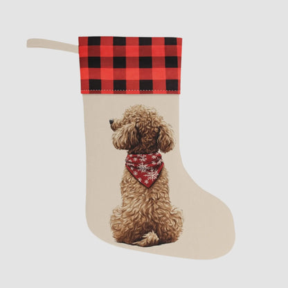 Golden Doodle Christmas Stocking - Personalization Available! - MindLyssMoments LLC