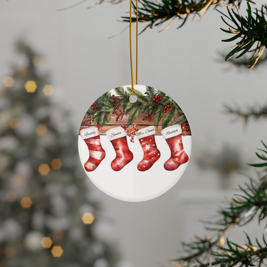 Personalized Ornament (4 Stockings)