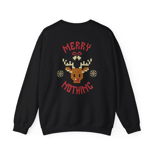 Merry Nothing Ugly Christmas Crewneck Printify